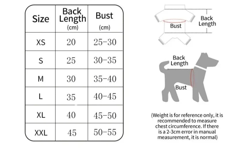 Casaco de Natal para Cães